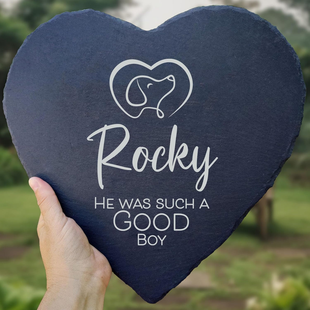 Dog Memorial Gifts for Loss of Dog, Cemetery Decorations for Grave, Pet Loss Sympathy Gift, Personalized Remembrance Garden Stone, Cat Lovers Heaven Grave Markers Bereavement Headstone