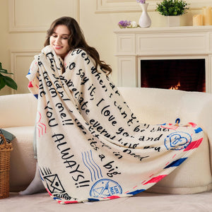 Mothers Day Blanket Gifts for Mom Soft Flannel Mom Blanket for Wife Grandma Birthday Present for Women from Daughter Son