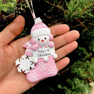2025 Babys First Christmas Personalized Ornament Boy, Babies First, Grandson 1st Gift, Newborn Baby Gift Ideas, Baby's First Christmas 2025