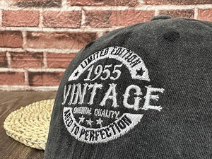 70th Birthday Gift, Limited Edition Aged to Perfection 1956 Vintage Baseball Hat for Men Women Birthday Gift Father's Day Gift For Granpa Papa Dad