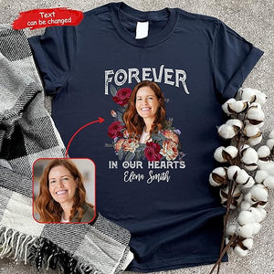 In Loving Memory Family Loss Custom Photo Memorial Gift Tshirt, Personalized Name Year Rest in Peace Shirt 91Y8T3BnL0L._AC_SX569.jpg?v=1713586805