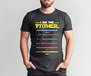 I Am Their Father Personalized Shirt, Custom Dad Shirt With Kids Names, Personalized Fathers Day Shirt, Daddy Shirt, Gift For Dad Shirt