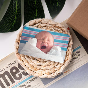 Metal Photo Wallet Card for Dad, Fathers Day Gift from Kids, Photo Card for Wallet, Gift for New Dad, Photo Keepsake Gift for Dad