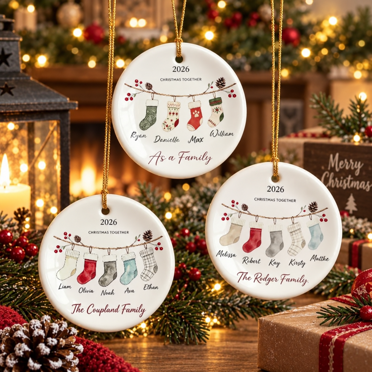 Personalized Family Name Ceramic Xmas Christmas Ornament, Watercolor Sock Branch Custom Family Keepsake Gift, Family Christmas Souvenir 91ad30d2-db91-4594-a279-e77a95e6172f-c376b00b-365d-4a2b-acd9-76de644f6b06.png