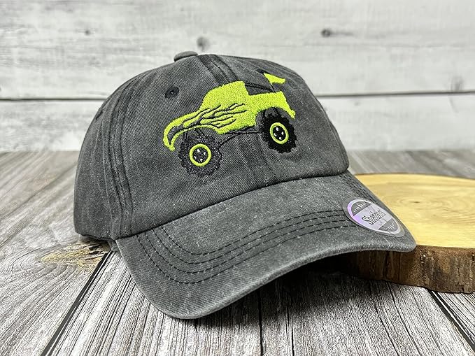 Embroidered Monster Truck Baseball Hats for Girls Boys 91aq-0qwYQL._AC_SX679.jpg