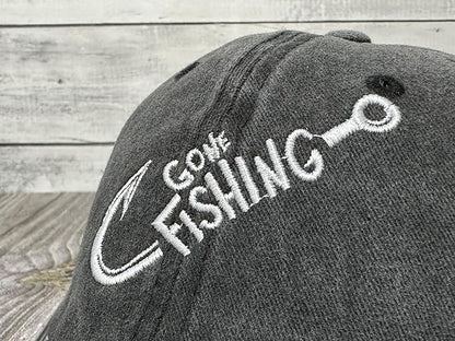 Embroidered Gone Fishing Hats 91buZE25BBL._AC_SX679.jpg