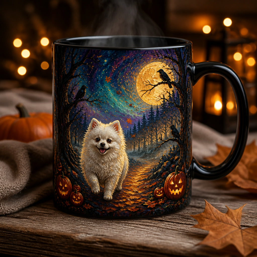 Custom Pet Halloween Night Art Mug (Photo to Painting) - Personalized Edge-to-Edge Mug 91f2ac04-7e67-404b-9257-41f6282df4a2.jpg