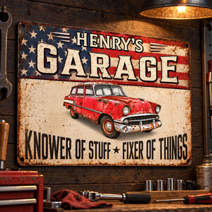 Custom Home Decor Metal Sign - Personalized Birthday Gifts For Men, Man Cave, Dad, Grandpa - Garage Life Forever 91f7a6aa-88b0-43d3-b318-0b0f062acb38-3-2-.jpg