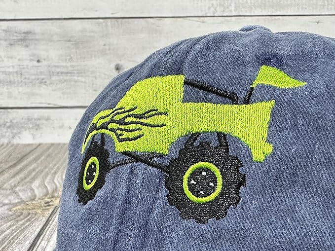 Embroidered Monster Truck Baseball Hats for Girls Boys 91h-7IZ3nVL._AC_SX679.jpg