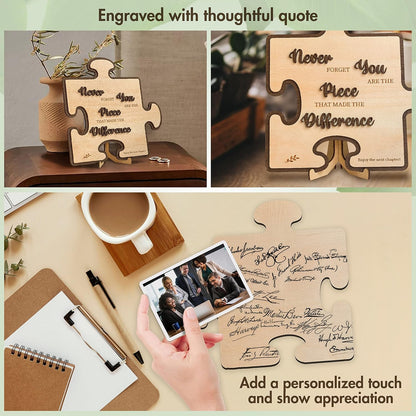 Gifts for Coworkers Men - Goodbye Gifts for Coworkers Women, Boss Farewell Gift Ideas Retirement Plaque for Teacher, Going Away Present for Coworkers Leaving for New Job