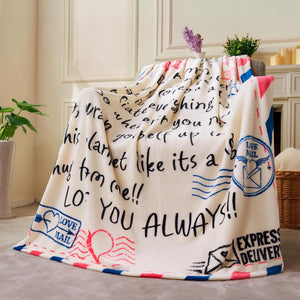 Mothers Day Blanket Gifts for Mom Soft Flannel Mom Blanket for Wife Grandma Birthday Present for Women from Daughter Son