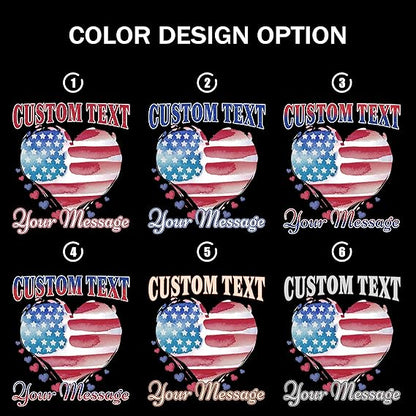 Make Father's Day Great Again Custom Shirts for Men 4th of July Personalized Gifts Customized Fathers Day Shirts Custom T Shirts Design Your Own Face Shirt