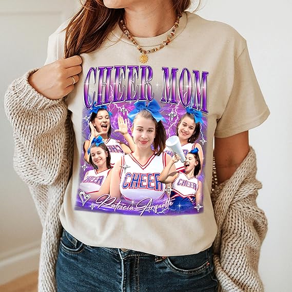 Dance Mom Custom T Shirts for Mom Mama Shirt with Photos Vintage Tee Custom Funny Shirt for Mom