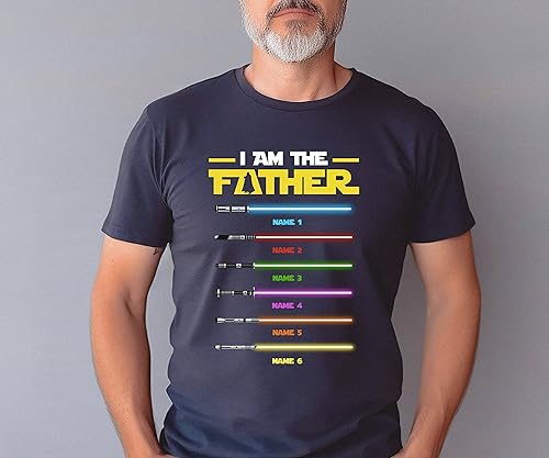 I Am Their Father Personalized Shirt, Custom Dad Shirt With Kids Names, Personalized Fathers Day Shirt, Daddy Shirt, Gift For Dad Shirt