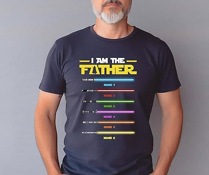 I Am Their Father Personalized Shirt, Custom Dad Shirt With Kids Names, Personalized Fathers Day Shirt, Daddy Shirt, Gift For Dad Shirt
