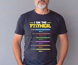 I Am Their Father Personalized Shirt, Custom Dad Shirt With Kids Names, Personalized Fathers Day Shirt, Daddy Shirt, Gift For Dad Shirt