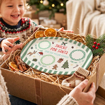 Personalized Cookies for Santa Plate, Custom Family Christmas Eve Platter, Holiday Tradition Keepsake & Christmas Gift 921410e1-b9cd-45fe-a7c9-c3ce14b578f3-48.webp