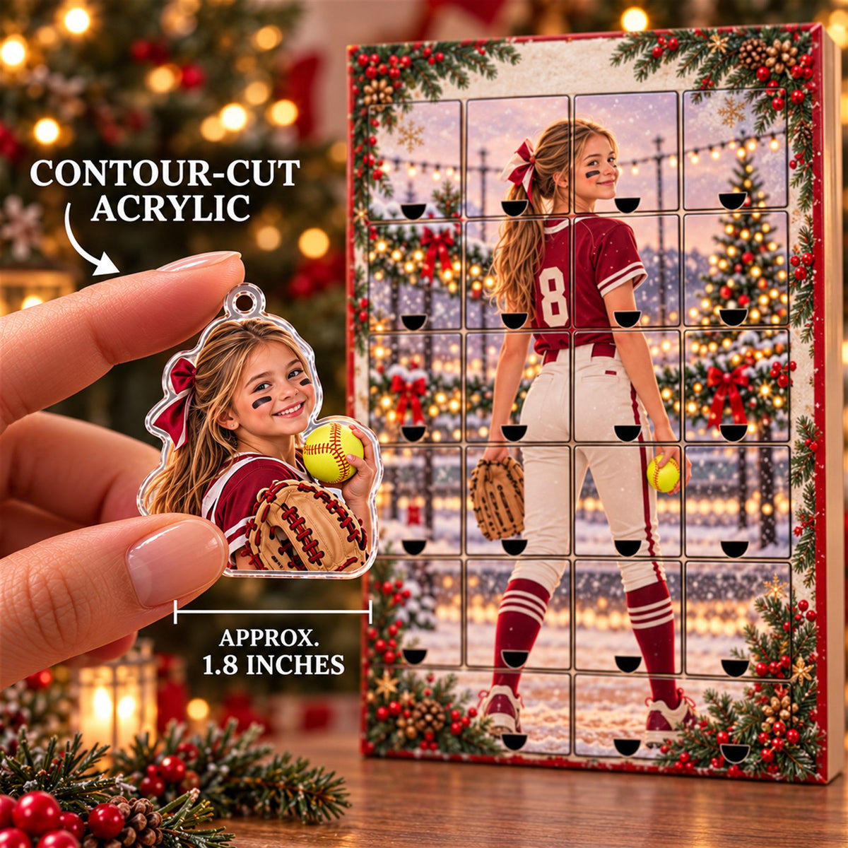 Personalized Softball Advent Calendar with 24 Custom Photo Acrylic Ornaments, Player Number Christmas Gift for Softball Family and Coach 9214b708-50b1-4735-87a3-a41e8016a7a3-il_fullxfull.8648768715_60c2.jpg