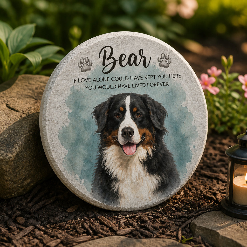 Pet Memorial Stone – Watercolor Portrait with Curved Name and Quote - Personalized Memorial Stone 92460962-fe0e-415a-bee9-dda366afdc2f.jpg