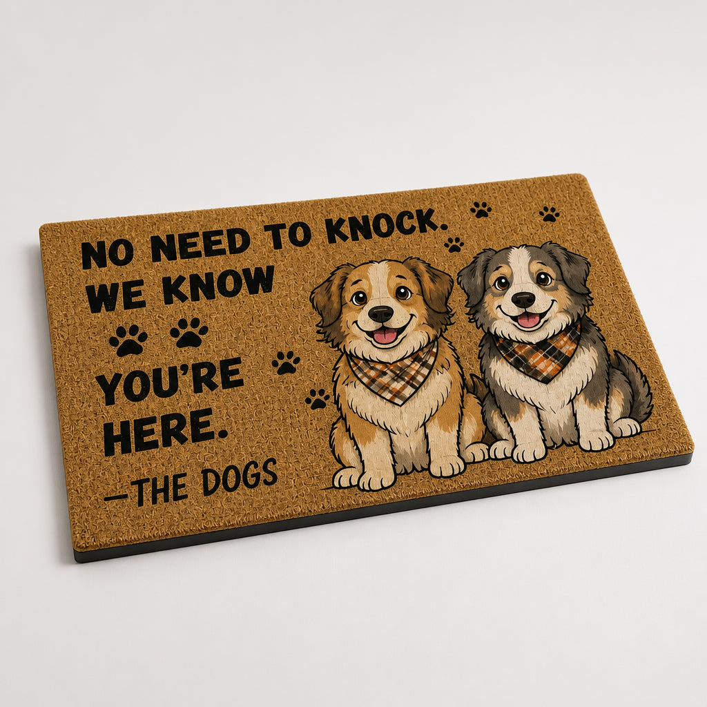 No Need To Knock Funny Dog Doormat - Doormat 924bc28b-e1c7-40ce-88a5-675c5d0f46d3.jpg