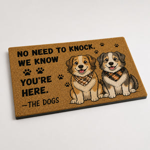 No Need To Knock Funny Dog Doormat - Doormat 924bc28b-e1c7-40ce-88a5-675c5d0f46d3.jpg