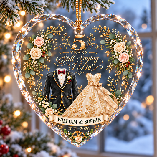 Personalized 5th Wedding Anniversary Heart Ornament – Still Saying I Do, Custom Names and Years, Christmas Keepsake Gift for Couples 9260f8c7-1e60-4277-b4b4-612beba5ce4e-Luxury-fifth-anniversary-wedding-crystal-ornament.png
