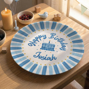 Personalized Birthday Plate for Boy, Custom Name Ceramic Keepsake, Birthday Gift for Kids, Family Party Decor, Memory Plate 92679435-874b-4328-9b96-2df2a443d661-5.jpg