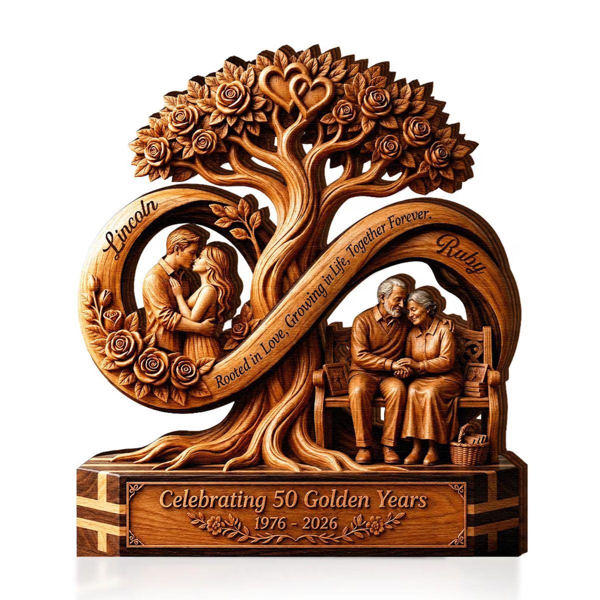 Personalized Infinity Tree Wooden Plaque, Custom 50th Wedding Anniversary Gift for Couples, 2D Printed Golden Anniversary Keepsake 926c3088-72d1-40e9-b919-a91a00fd248a-d2.png