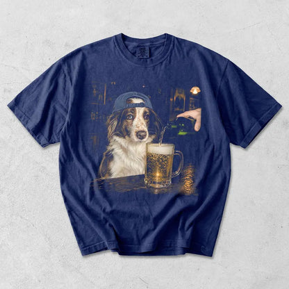 Comfort Colors Funny Custom Dog Drinking Beer Shirt, Silly Sarcastic Personalized Photo Novelty Meme Graphic Tee, Funny Dog Gift Men Women 928b2854-8fd3-4e69-b185-dd137069969d-xxpfpksdogfoiews-2-.webp