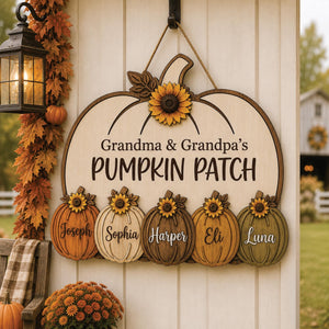 Personalized Grandma Grandpa's Pumpkin Patch Door Hanger, Fall Season Decor, Fall Pumpkin Patch Sign Grandma Thanksgiving Decor, pumpkin kid 928e22f0-6b9a-4d2e-a78a-489c2e543b87-il_fullxfull.8495479157_pya5.jpg