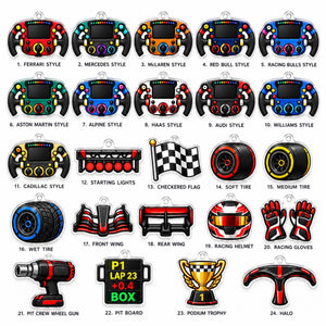 Formula Racing Advent Calendar 2026, 24 Acrylic Racing Ornaments, Steering Wheel, Tire, Helmet & Pit Crew Christmas Gift 929727b7-66c5-4c62-8de4-2cd76a9fe583-il_fullxfull.8595655704_m131.jpg