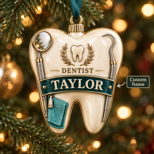 Personalized Dentist Tooth 3D Ornament 2026, Custom Name Dental Christmas Ornament, Dentist Gift 92a17712-518b-4017-945c-0d8da29ca7ee-Custom-Dentist-Tooth-Ornament-Image-Sep-23-2026-10_37_44-AM.png