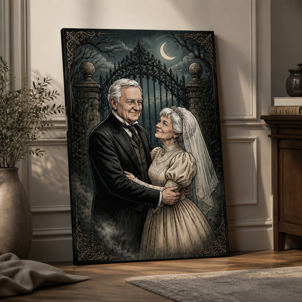 Custom Gothic Wedding Couple Portrait Canvas – Photo to Illustration - Personalized Canvas 92fb5e5b-7b85-44f5-8edf-20f86a6c7f20.jpg