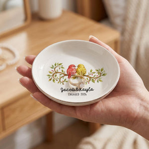 Love Birds Couple Personalized Ring Dish,Custom Wedding Gift, Engagement Gift,Anniversary Gift for Couples,Name Date Sign 9303291d-6f8b-40b5-83cb-f452c7d1d901-5.jpg