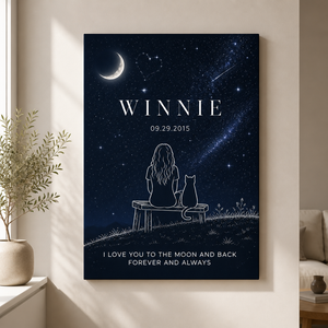 Moon & Back Personalized Name + Date Night Sky Cat Canvas - Personalized Canvas 933ca140-98f6-478d-9b10-e493e7b07200.png