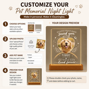 Pet Memorial Acrylic Night Light – If Love Could Have Saved You - Personalized Acrylic Night Light 938ac3d9-9443-4b8b-a62e-17be0ea99b3b.jpg