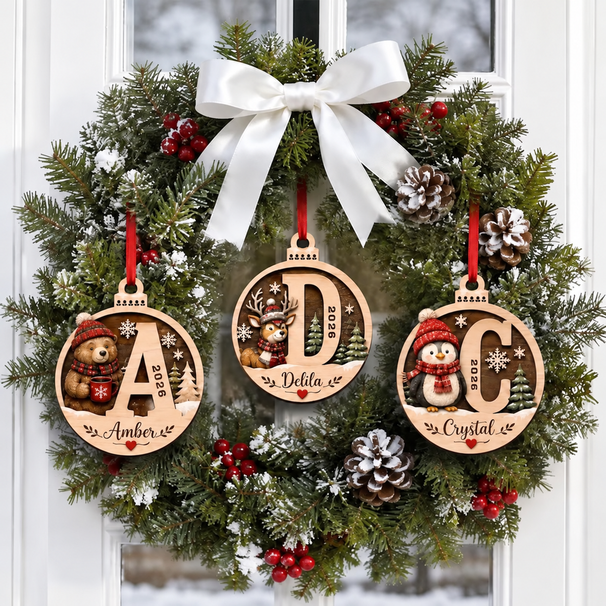 Personalized Initial Christmas Ornament 2026, Custom Penguin Wooden Monogram Ornament, Name Keepsake, Christmas Gift for Kids & Family 93991fef-7962-4e01-800d-9c55f80bbac8-10652115-758b-4ff0-a9d3-850b976936ed.png