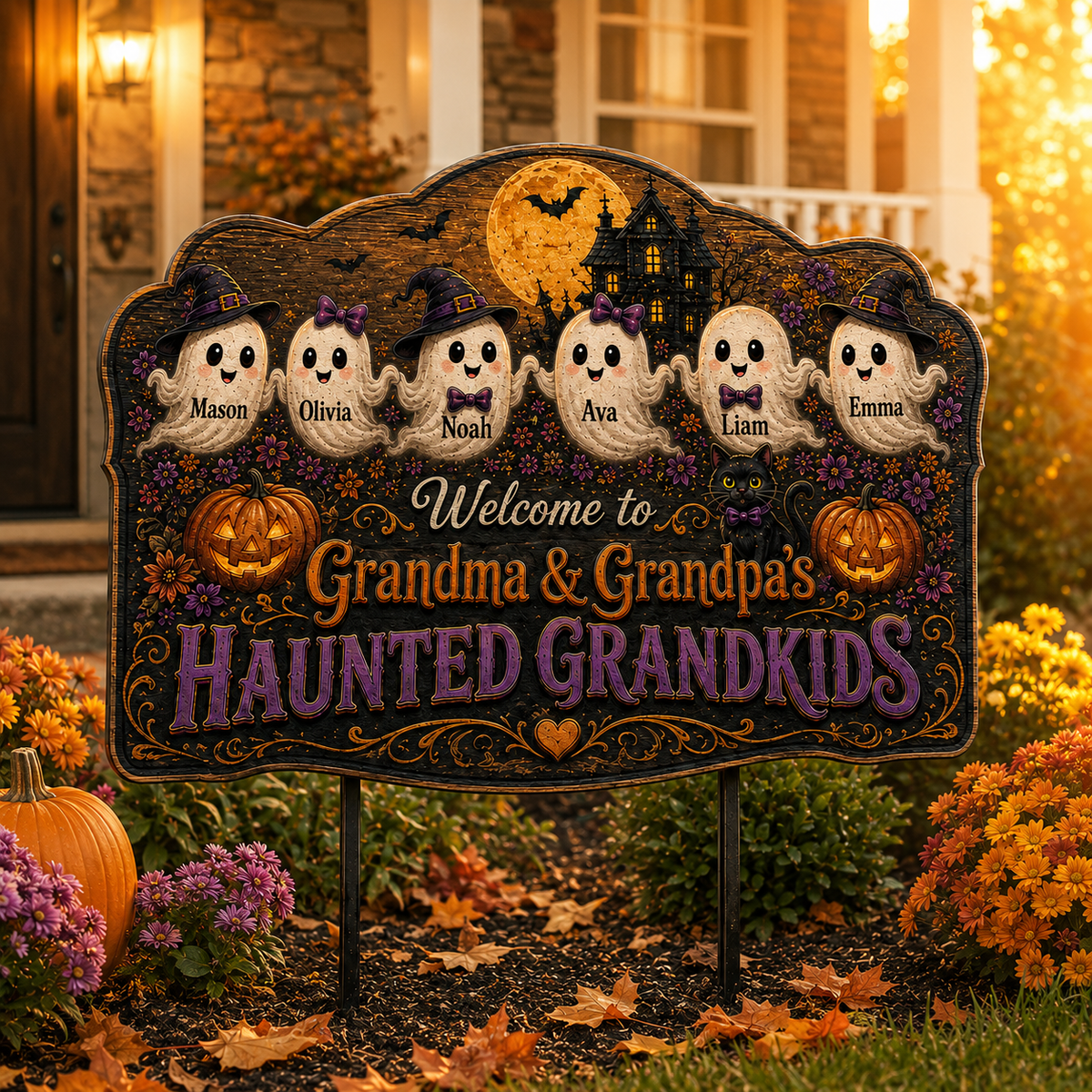 Personalized Grandma & Grandpa’s Haunted Grandkids Halloween Garden Sign – Custom Grandchildren Names Ghost Family Yard Decor, Spooky Outdoor Halloween Gift for Grandparents 939afaee-cbd7-4c98-9504-e855b27555f5-Image-Aug-19-2026-03_05_42-PM-3-.png