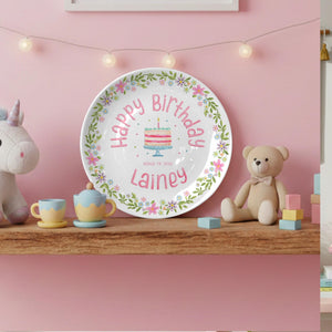 Personalized Girl Birthday Plate – Custom Name Ceramic Plate, First Birthday Keepsake Gift for Baby Girl 93a73b9f-0bda-462f-b6d7-494a5364ef68-8.jpg