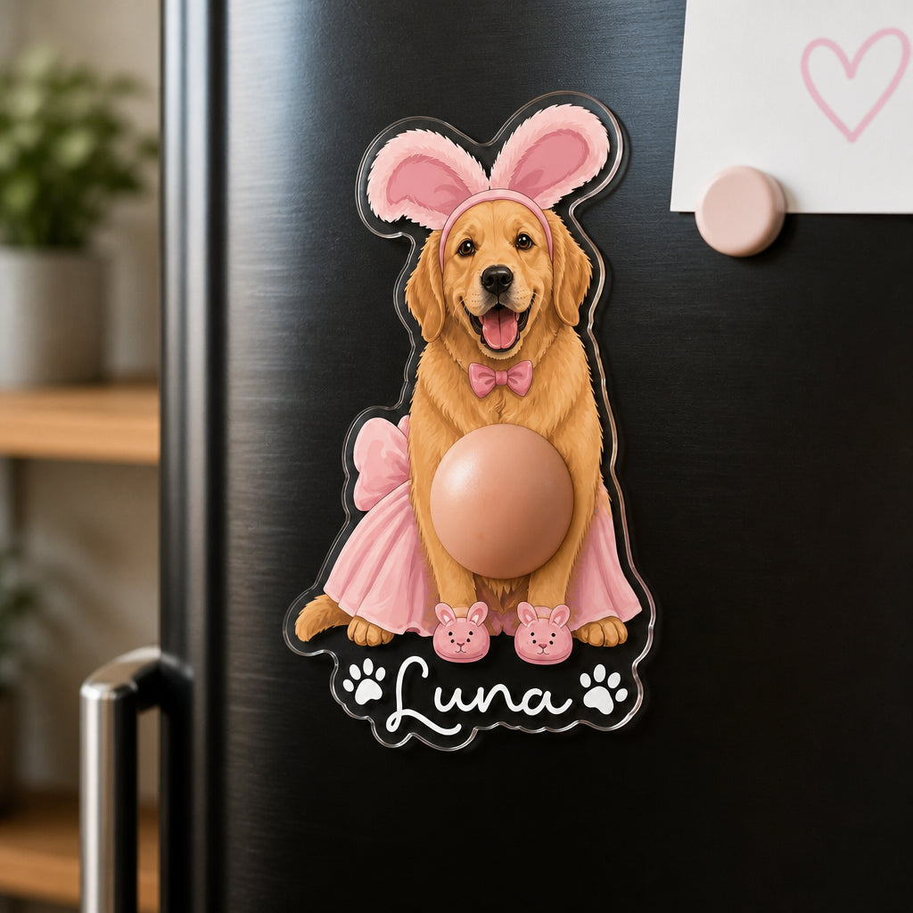 Custom Cartoon Pet Portrait Acrylic Fridge Magnet - Personalized Acrylic Refrigerator Magnet - Soft Rubber Belly 93a8665c-3495-437a-acb4-a619dc08f220.jpg
