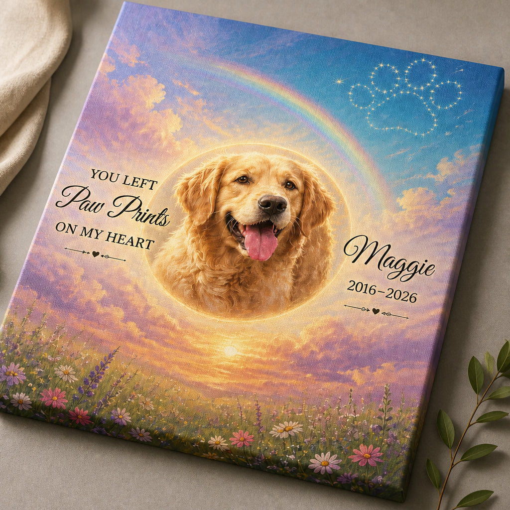 Pet Memorial Canvas — You Left Paw Prints On My Heart - Personalized Canvas 93b06804-6b85-4205-a43d-6ba22abec3e6.jpg