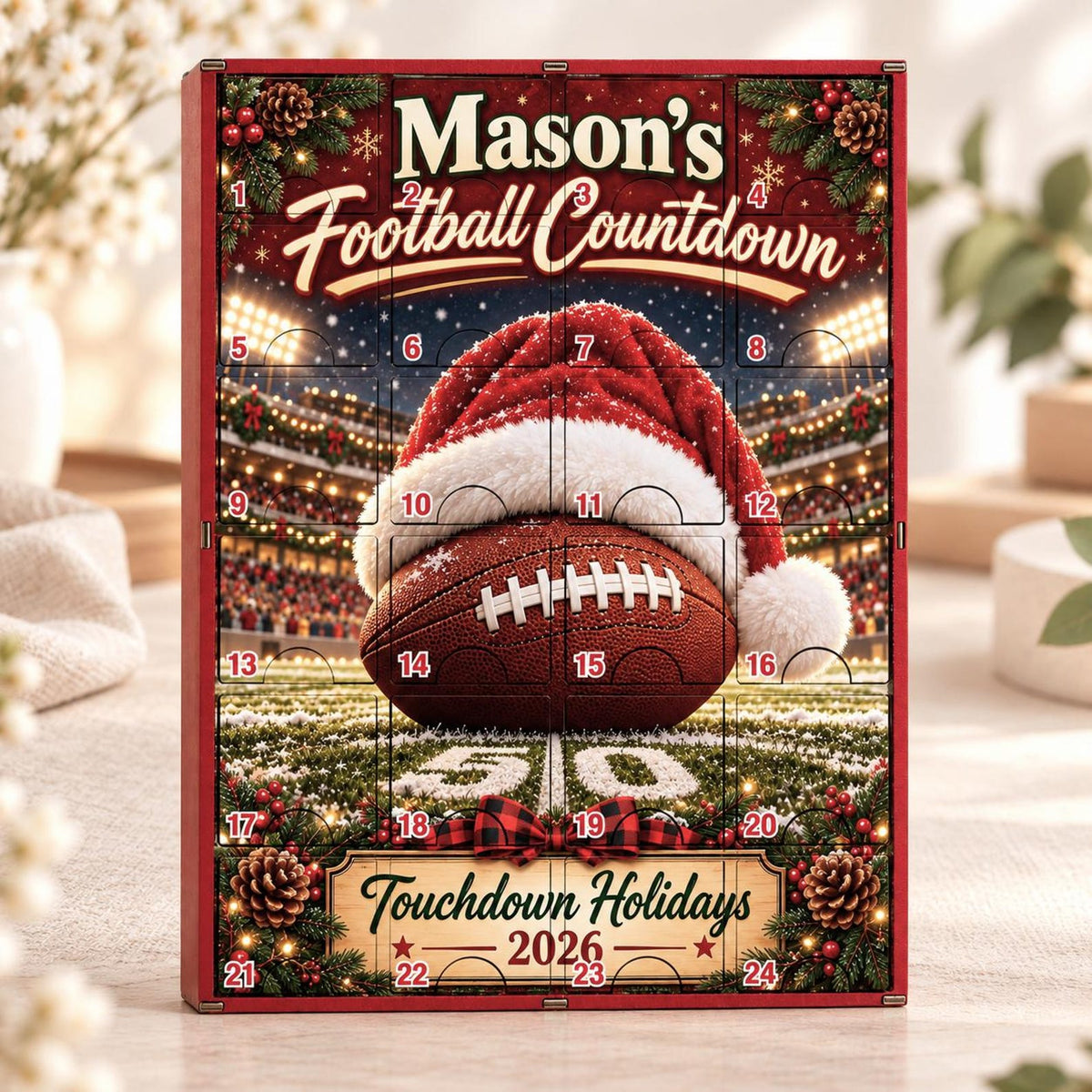 Personalized Football Advent Calendar, Custom Christmas Countdown Box with 24 Charms, Sports Gift with Photo Charms 93cb7bd5-5e60-4812-bf02-15405431b1c2-il_1588xN.8630234811_99gc.jpg