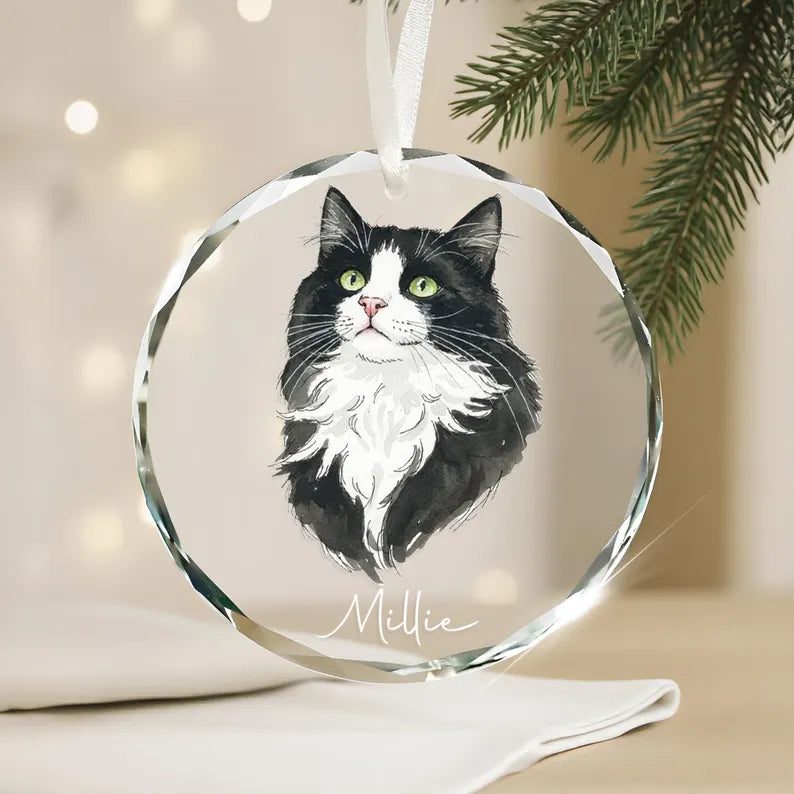 Personalised Cat Photo Christmas Baubles, Custom Watercolour Cat's First Christmas Keepsake, Photo Pet Portrait Gift for Pet Lovers 93d0ef4d-1f99-4c82-b2b6-0bd2c9c3f671-vcvbcb-1-.webp