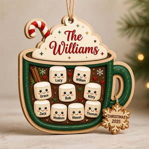 Hot Cocoa Family Marshmallow Names – 3‑Layer Wood Ornament - Personalized 3-Layered Wood Ornament 93db8c59-437c-41f7-bf67-d570668da119.jpg