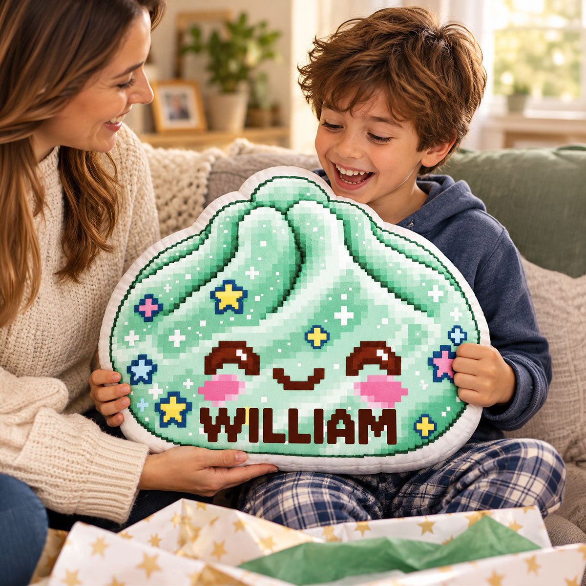 Rainbow Pixel Art Dumpling Custom Shaped Pillow with Name - Personalized Gift for Kids 93e6665a-7422-4aa6-954e-c4c41b14bf90-4-4-.jpg