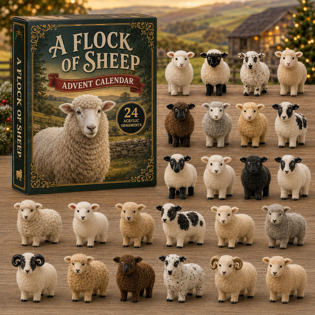 Sheep Collection Advent Calendar 2026 - 24-Day Festive Countdown, Acrylic Charms Blind Box - Gift For Farm Lovers 93e8ee3d-8808-46af-a746-f27e1d14a859-sheep.jpg