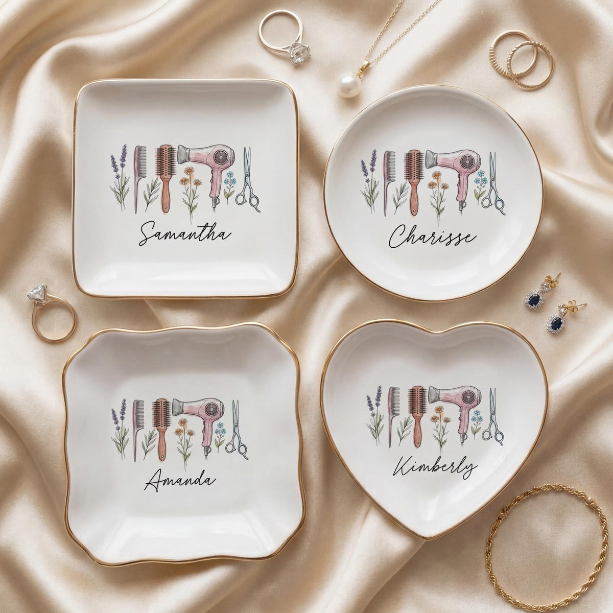 Personalized Hair Stylist Trinket Dish | Custom Hairdresser Gift | Ceramic Jewelry Holder with Name | Salon Graduation Present 940421e1-c08b-4fa0-a084-0ec1001722d3-1.jpg