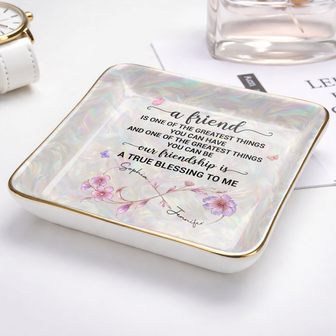 A Friend Is One Of The Greatest Things, Personalized Jewelry Dish, Gift For Bestie 9420fa6d-1a43-4ce0-aa47-6608fe669200-banner-5.jpg