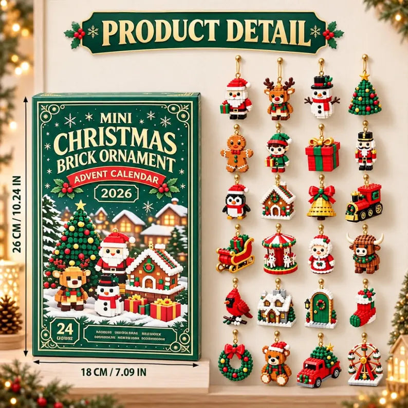 24 Days Christmas Brick Ornament Advent Calendar 2026, DIY Building Toy Countdown, Mini Christmas Building Blocks, Kids Holiday Gift 9421cd19-5a8f-433b-8259-f62e371422c9-dsgrh-2-.webp