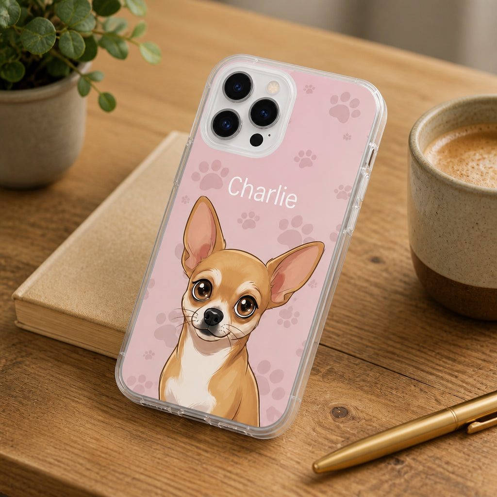 Custom Pet Portrait Phone Case – Modern Medallion - Personalized Phonecase 9425a188-db35-4e7b-86e3-6964fedc08c5.jpg